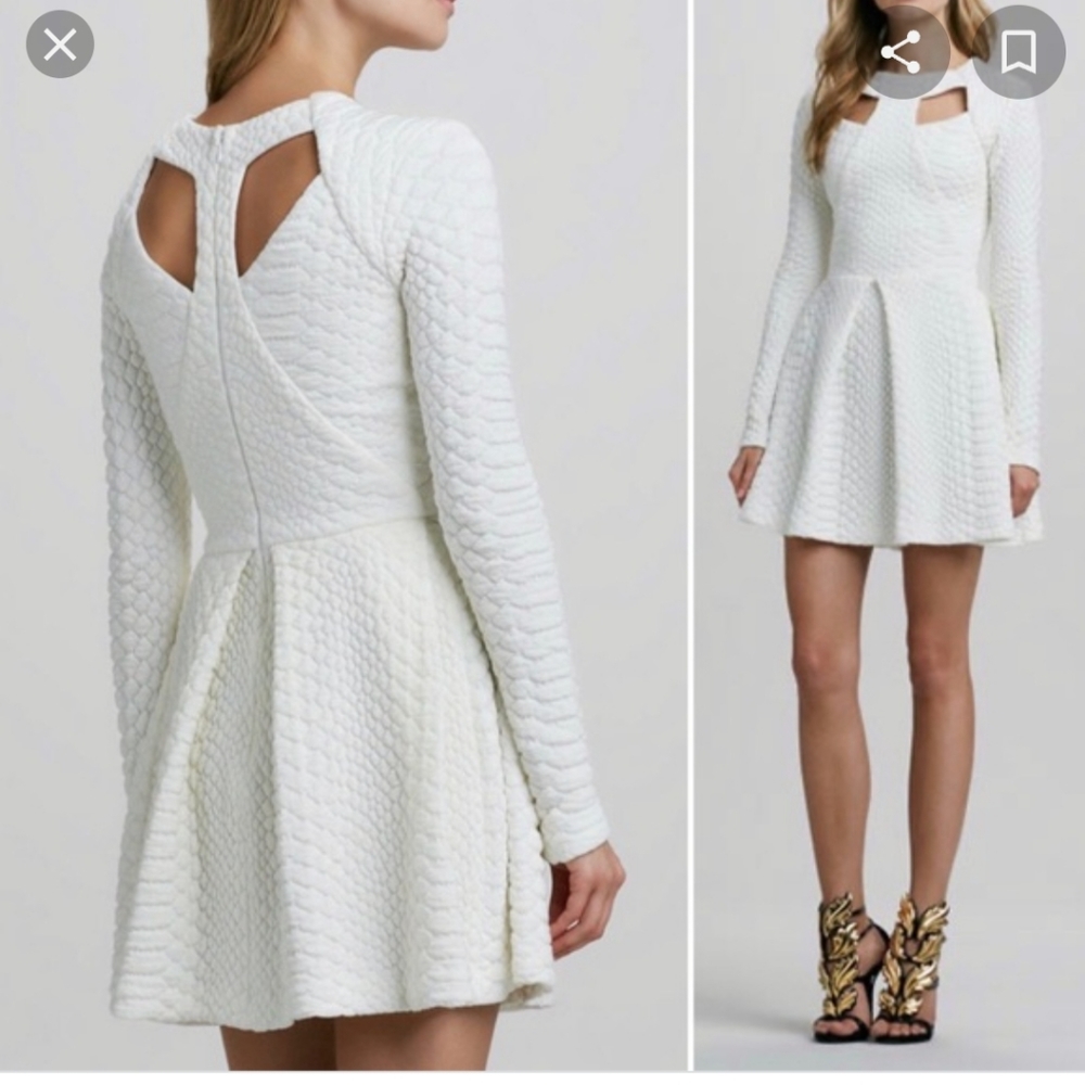 $620 Alexis Narelle Python Structured Dress - image 1